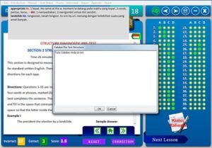 Software belajar soal tes toefl