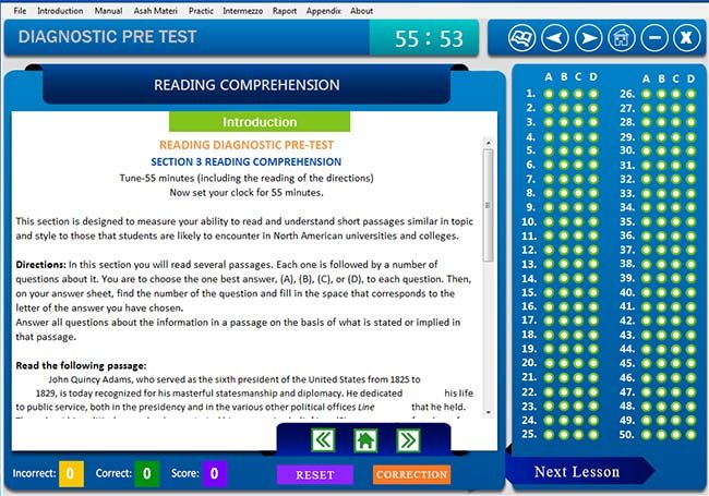 software belajar soal tes toefl