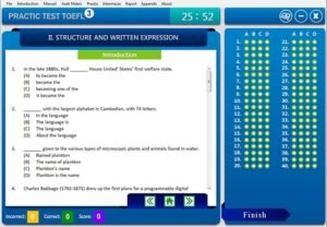 software belajar soal tes toefl Structure