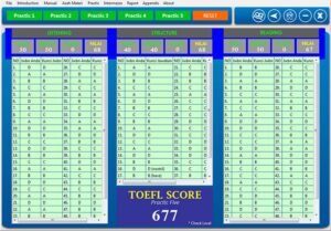 software belajar soal tes toefl nilai latihan