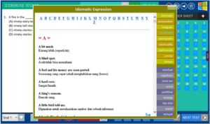 halaman latihan tes appendix genius toefl-k